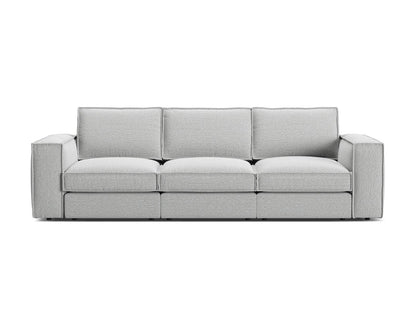 Pola — Sofa Light Grey (BABEL LIGHT GREY) Black Plastic