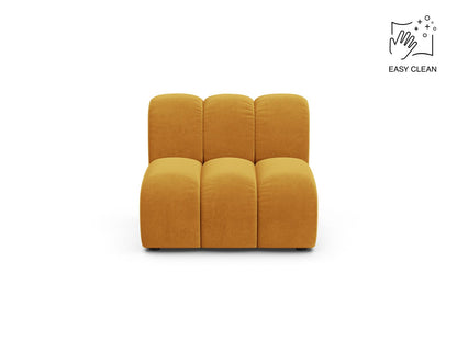 Lupine — Modular Sofa Yellow (Venus 2917) Black Plastic