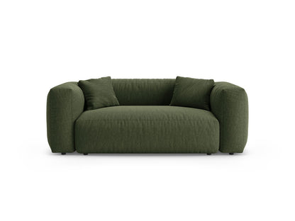 Martina — Sofa Green (Boston Forest) Black Plastic