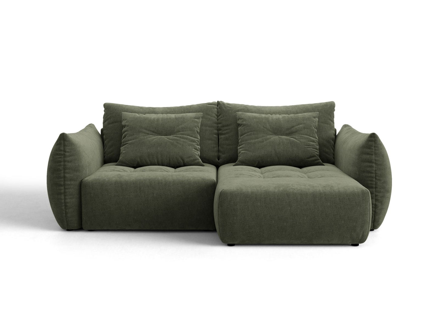 Bloom — Sofa (250x152x87 cm) Moss Green (Wind 75) Right