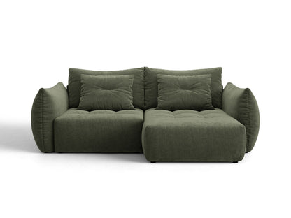 Bloom — Sofa (250x152x87 cm) Moss Green (Wind 75) Right