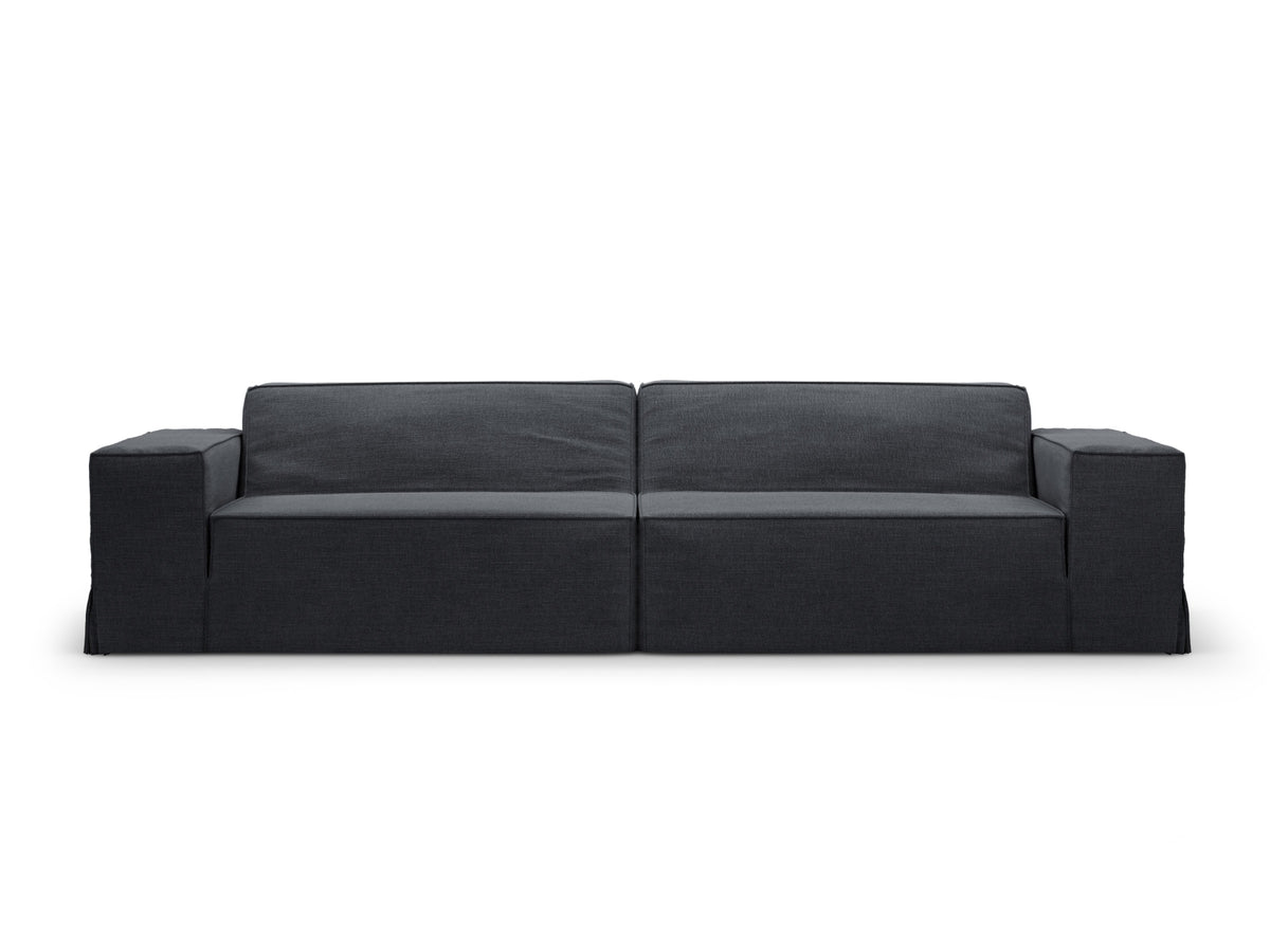 Jodie — Sofa Grey And Blue (LINS 89) Black Plastic