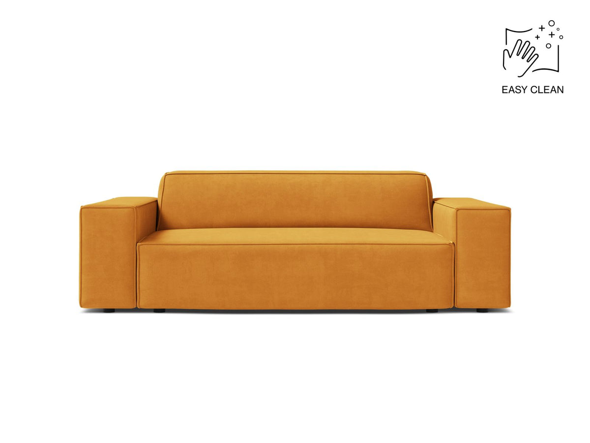Jodie — Sofa Yellow (Venus 2917) Black Plastic