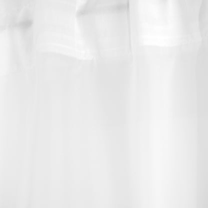 B2 Essentials Swiss Voal Tape White Curtain 140x250 cm