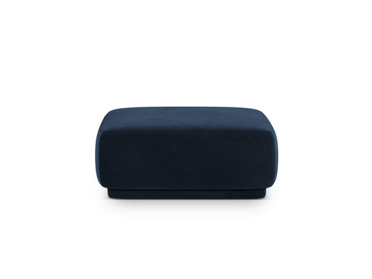 Gomera — Pouf Royal Blue (Salvador 5) Black Plastic