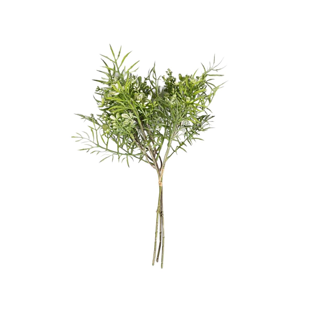 MONTA Pink Flower Bouquet with Green Foliage - 33 cm