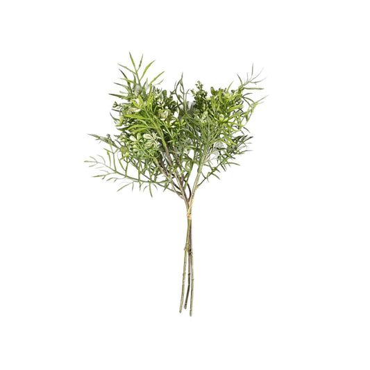 MONTA Pink Flower Bouquet with Green Foliage - 33 cm