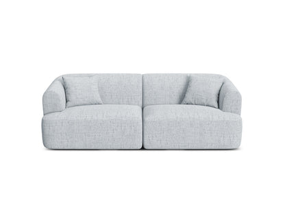 Campi — Sofa Light Grey (Moly 70) Black Plastic