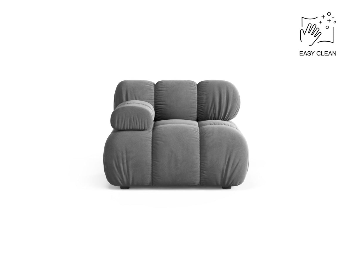 Bellis — Modular Sofa (94x94x70 cm) Light Grey (Venus 2929) Left