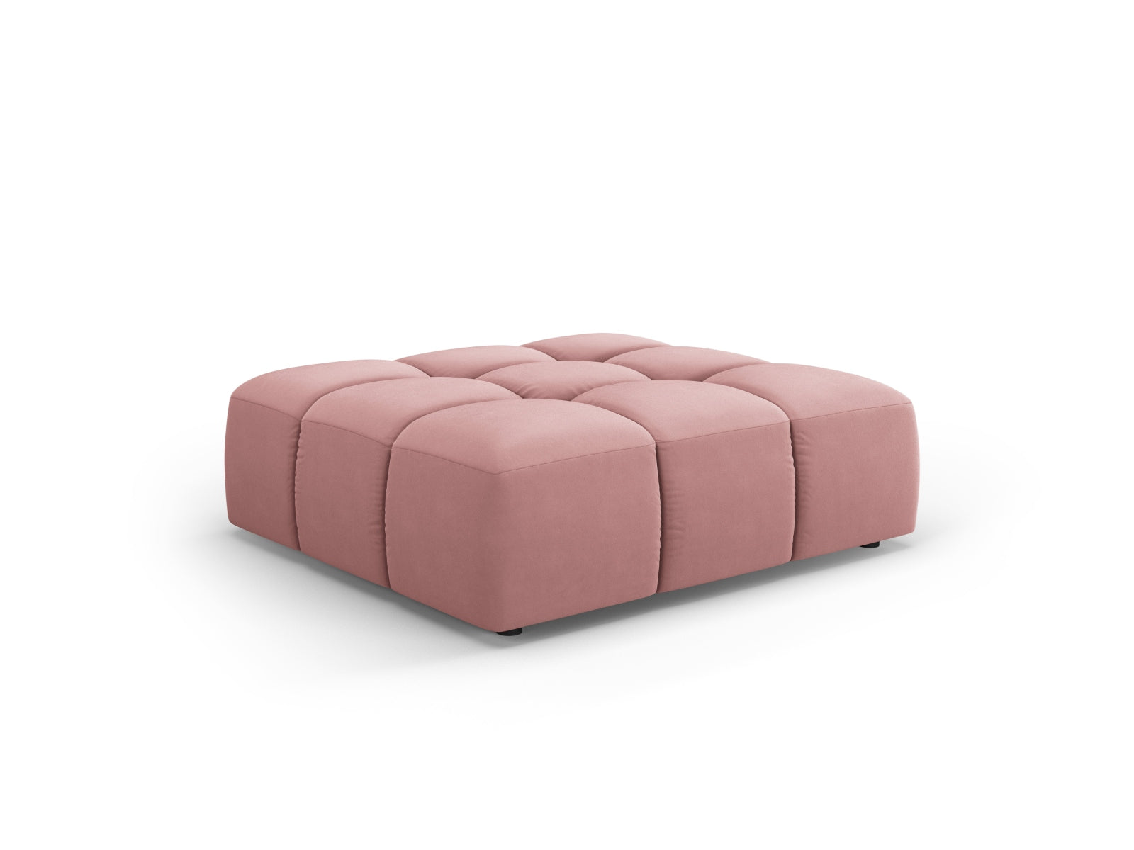 Moritz — Pouf Pink (Bluvel 52) Must plastik