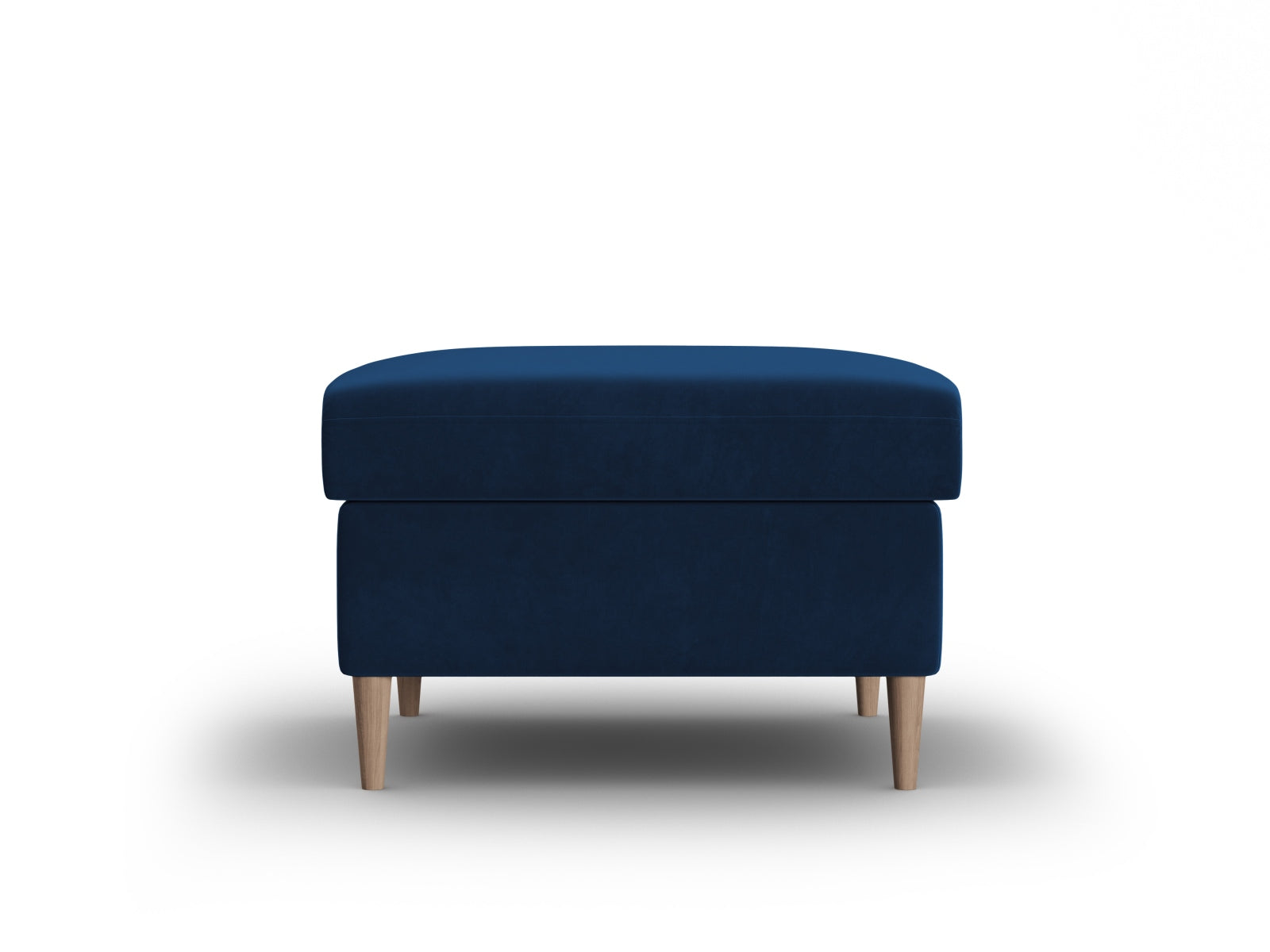 Kyoto — Pouf Royal Blue (Riviera 81) looduslikust pöögipuust