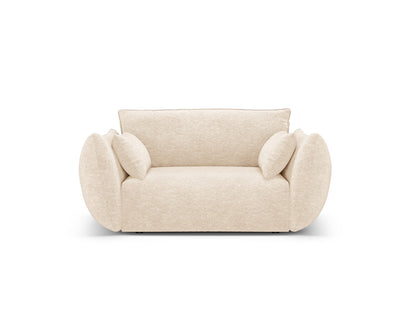 Matera — Armchair Light Beige (Haga 23) Black Plastic
