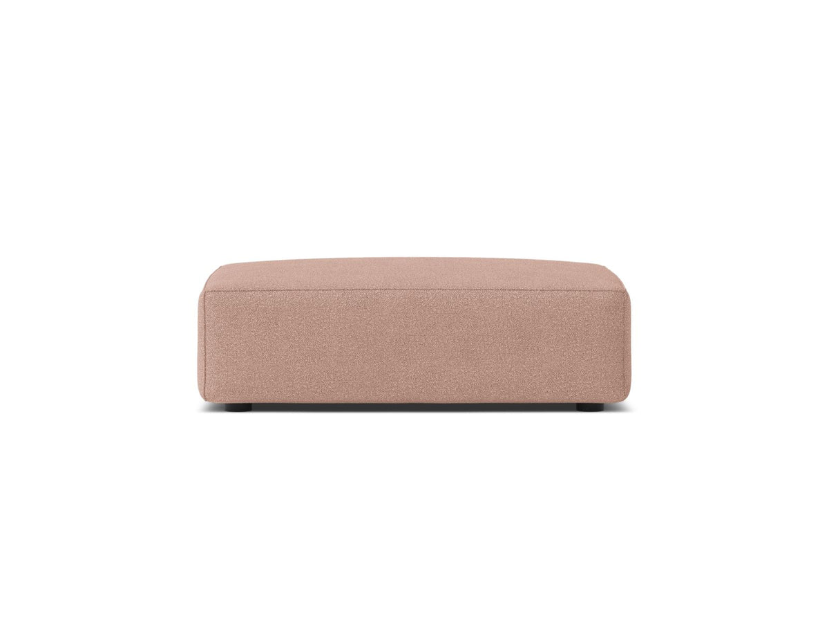 Jodie — Pouf Powder Pink (Baloo 2072) Black Plastic