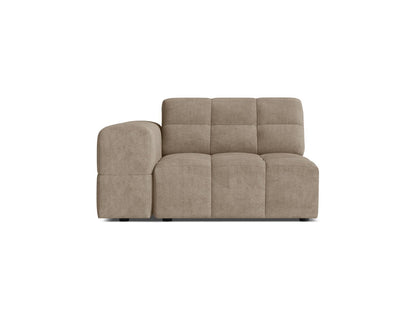 Jennifer — Modular Sofa (106x102x78 cm) Dark Beige (Eden 4 Beige) Left