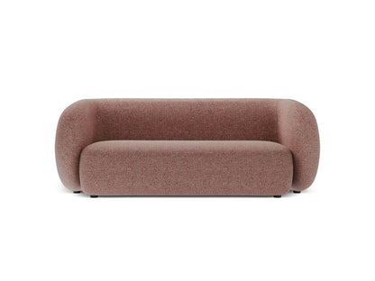 Kate — Sofa Pink Melange (Puente 68) Black Plastic