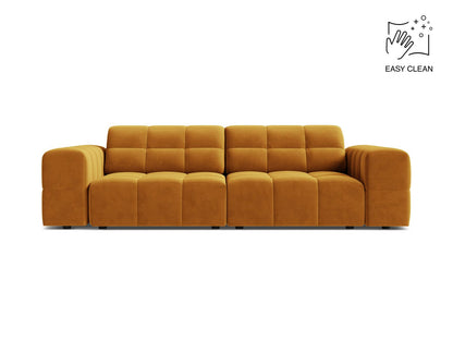 Jennifer — Sofa Yellow (Venus 2917) Black Plastic