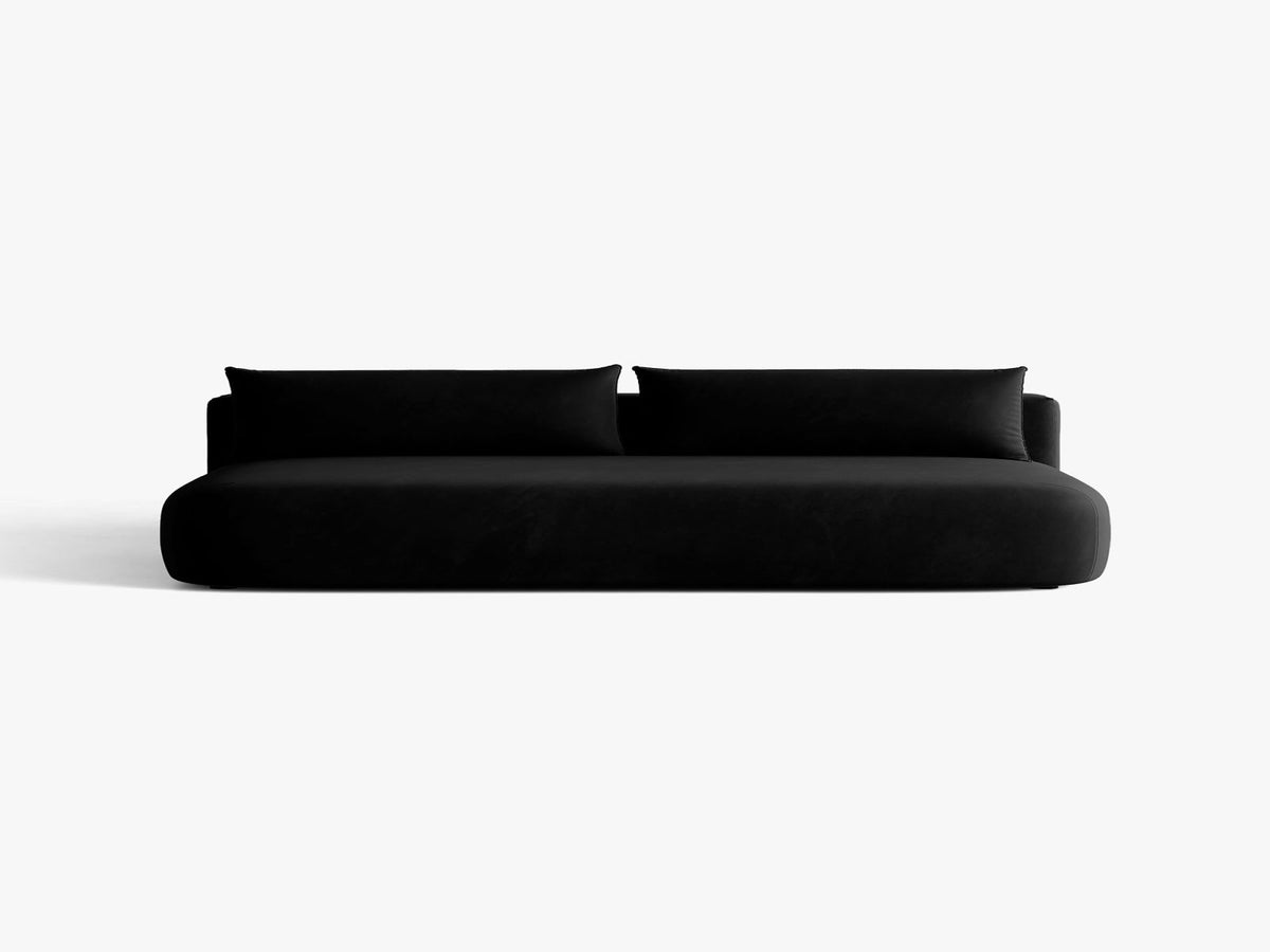 Hena — Sofa (205x112x85 cm) Black (Salvador 19)