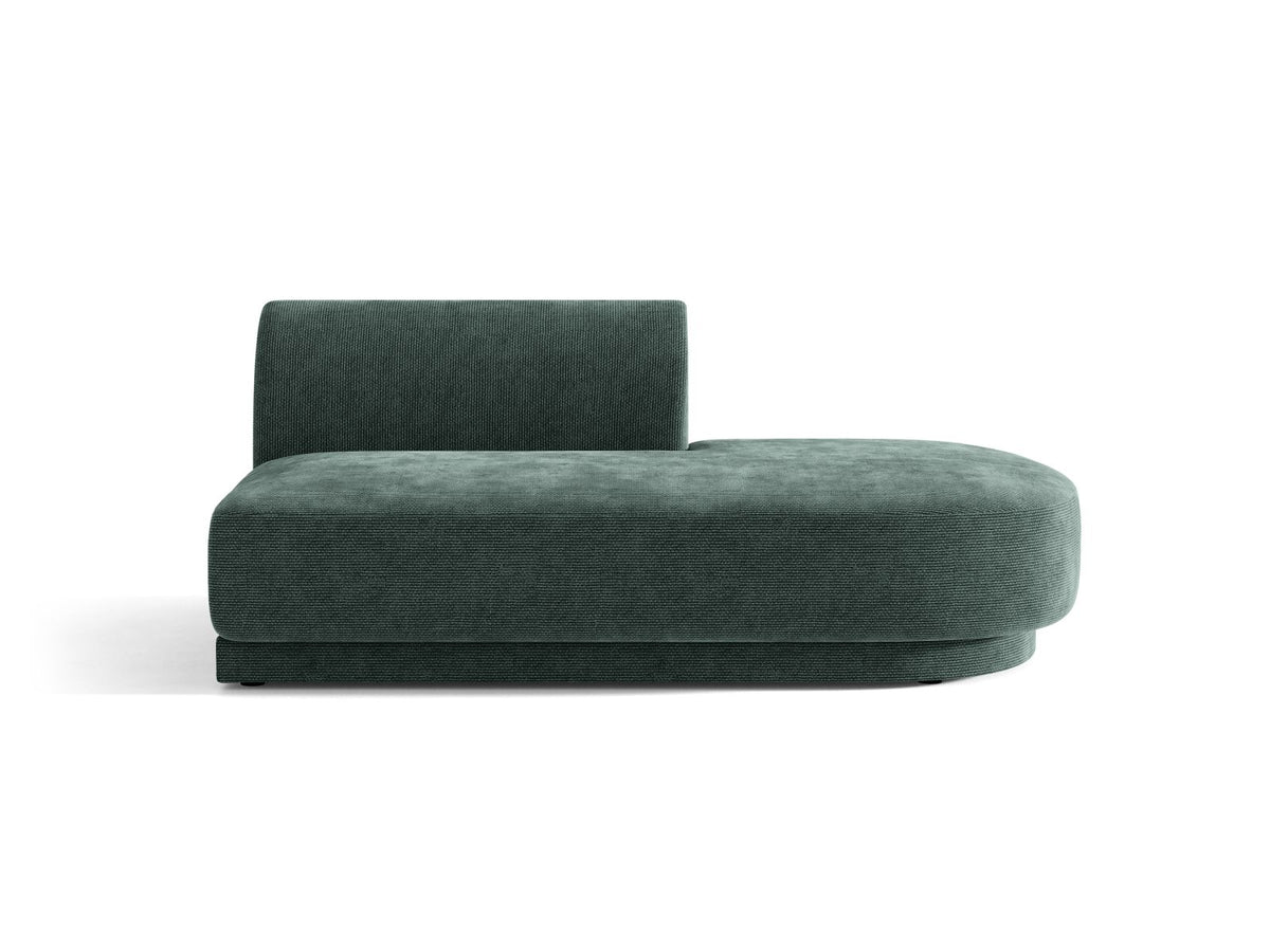 Miley — Modular Sofa Petrol (Haga 78) Black Plastic Right