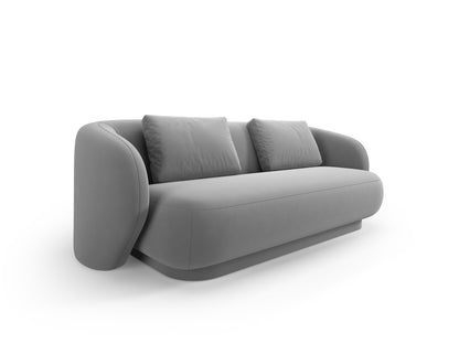 Camden — Sofa Light Grey (Casino Ash) Black Plastic