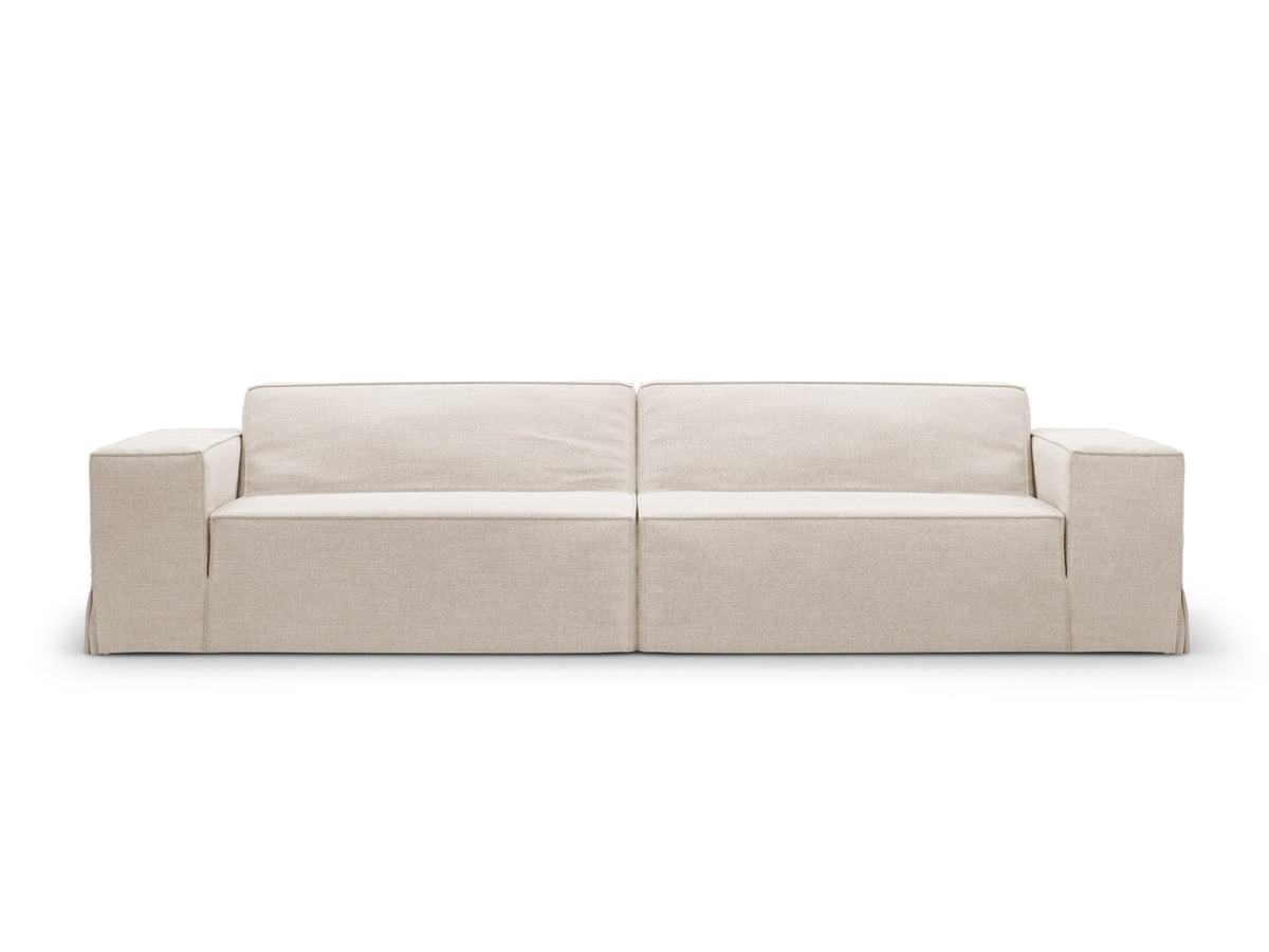 Jodie — Sofa Beige (LINS 22) Black Plastic