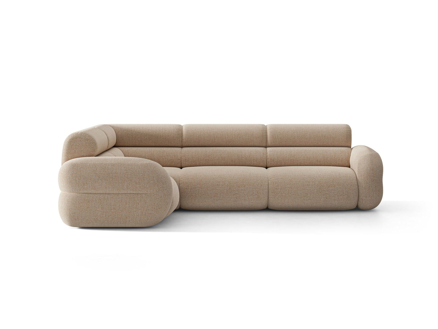 Neo — Corner Sofa (295x210x83 cm) Sand (SILENCIO 10)
