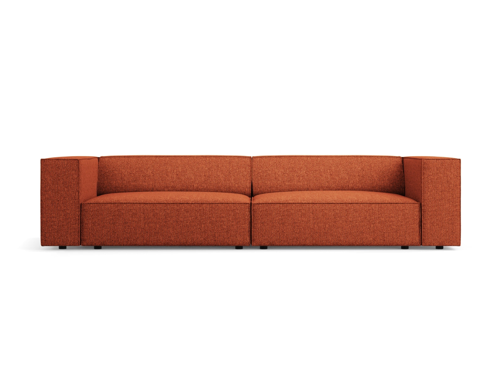 Arendal — Diivan Terracotta (Haga 44) Must plastik