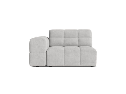 Jennifer — Modular Sofa (106x102x78 cm) Silver (Eden 17 Silver) Left