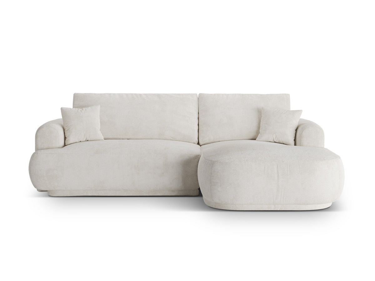 Ella — Corner Sofa (271x174x88 cm) Light Beige (CORAL 65) Right