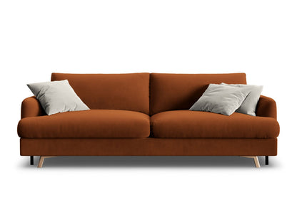 Naomi — Sofa Terracotta (Salvador 14) Black Metal