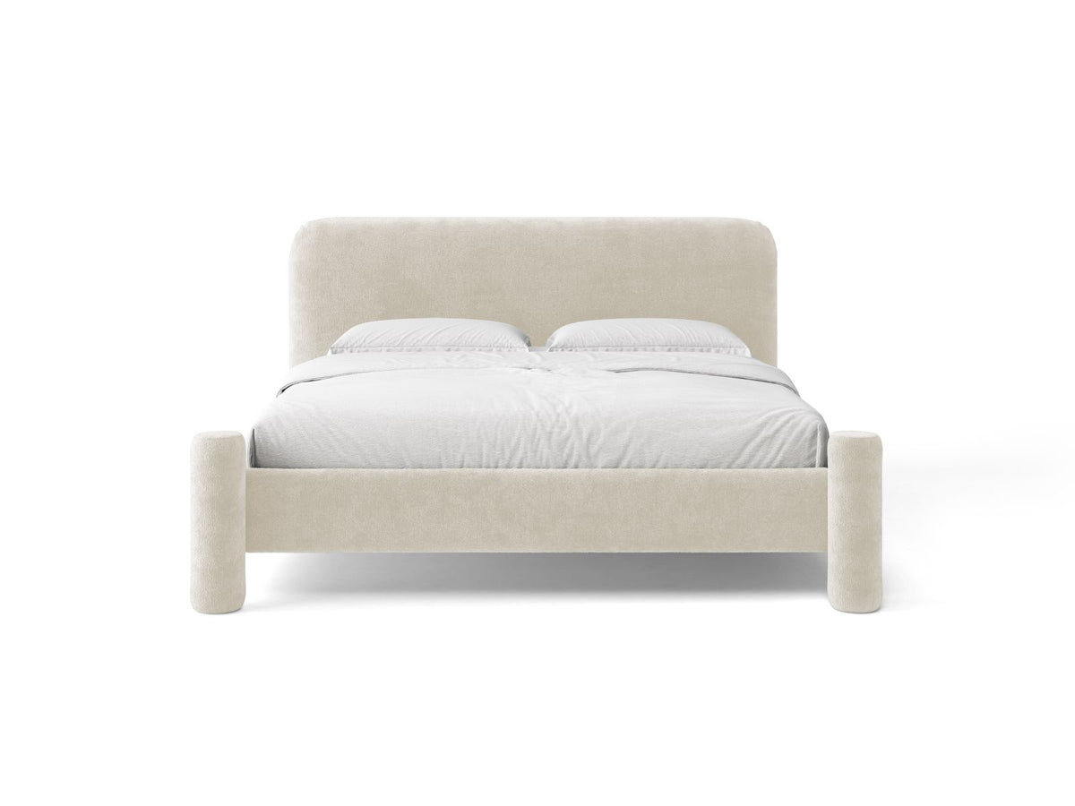 Vera — Bed (184x223x100 cm) Light Beige (Perfect Harmony 02)