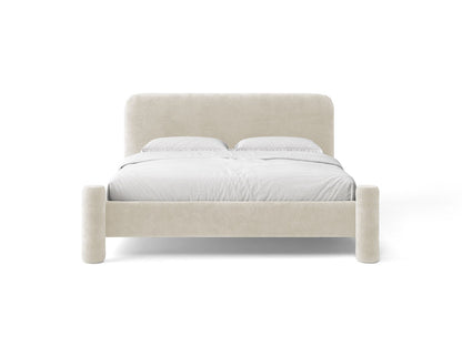 Vera — Bed (184x223x100 cm) Light Beige (Perfect Harmony 02)