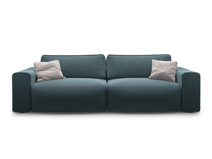 Victor — Sofa Grey (Paris Steel) Black Plastic