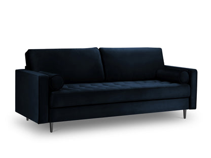 Aspen — Sofa Royal Blue (Salvador 5) Black Chrome Metal