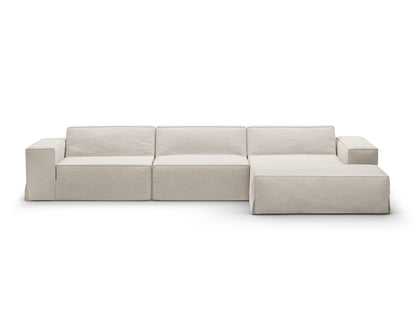 Jodie — Corner Sofa (284x162x77 cm) Natural (LINS 04) Right