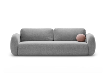 Tonale — diivan heleroheline (Eden 18 Grey) must plastik