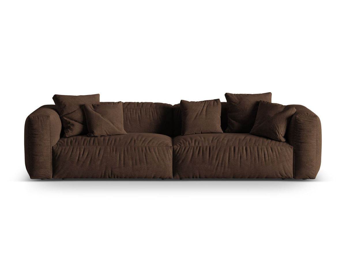 Martina — Sofa Chocolate (Vogue 6) Black Plastic