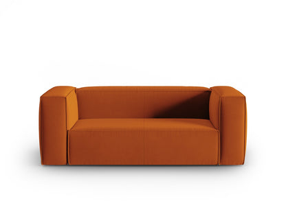 Mackay — Sofa Terracotta (Casino Terracota) Black Plastic