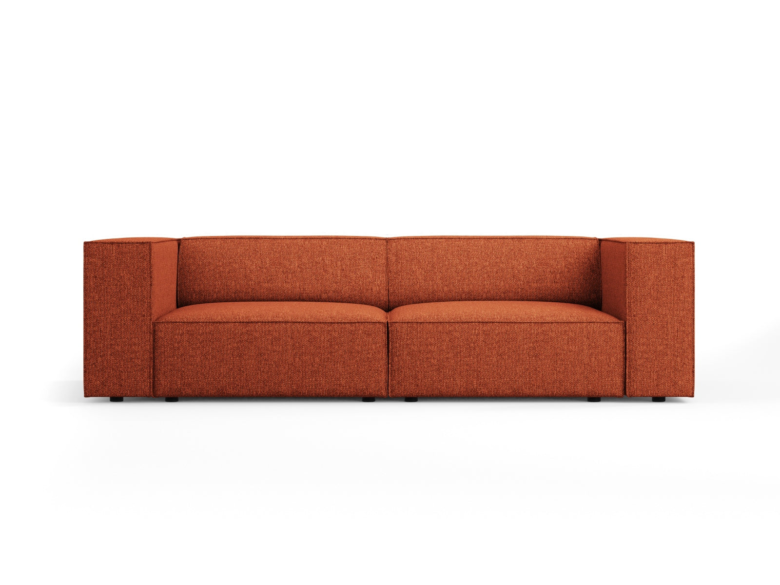 Arendal — Diivan Terracotta (Haga 44) Must plastik