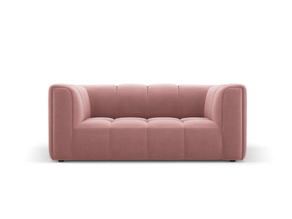 Moritz — Sofa Pink (Bluvel 52) Black Plastic