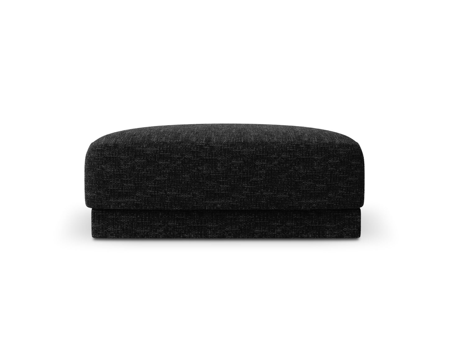 Miley — Pouf Anthracite (Eden 21 Black) Black Plastic