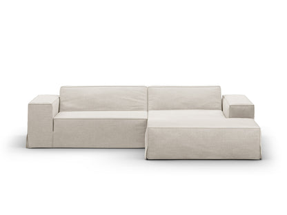 Jodie — Corner Sofa (224x162x77 cm) Natural (LINS 04) Right