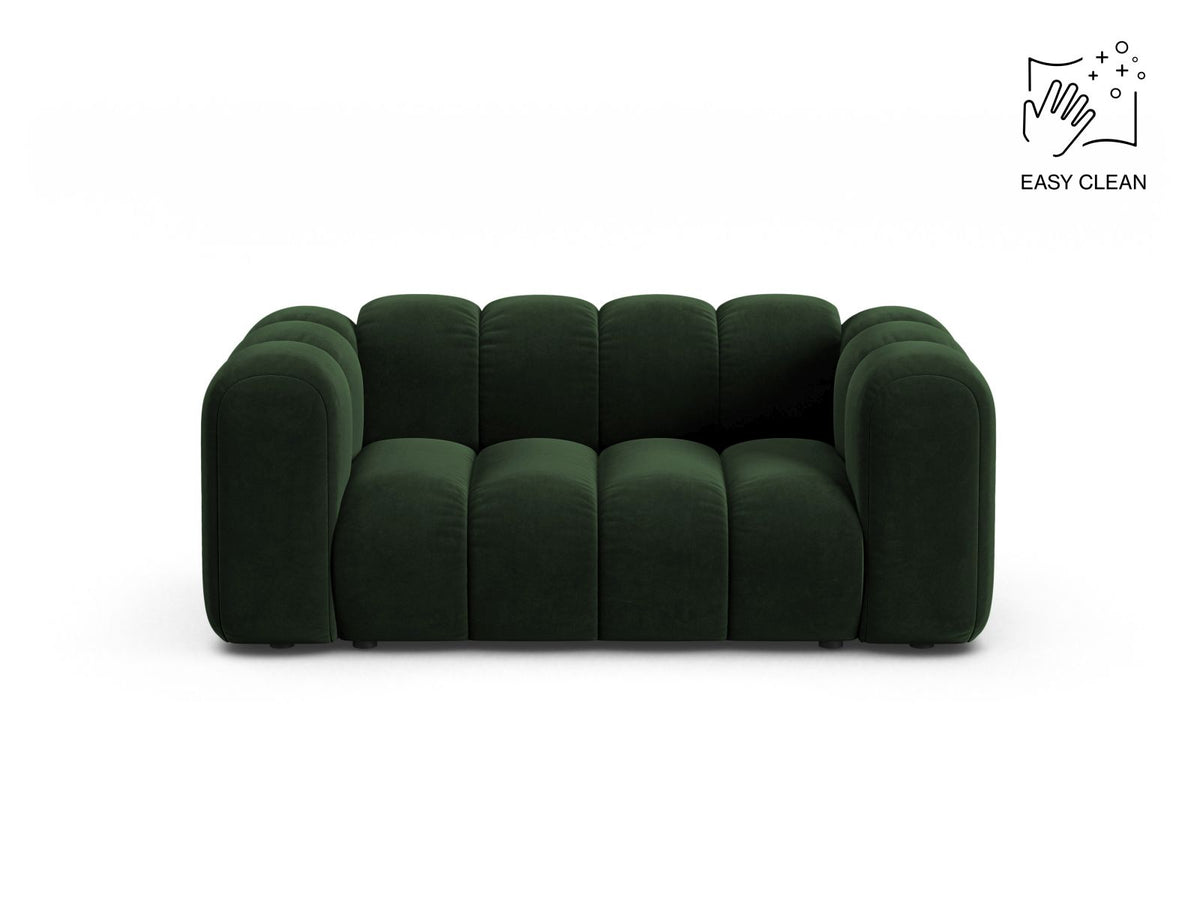 Lupine — Sofa Bottle Green (Venus 2940) Black Plastic