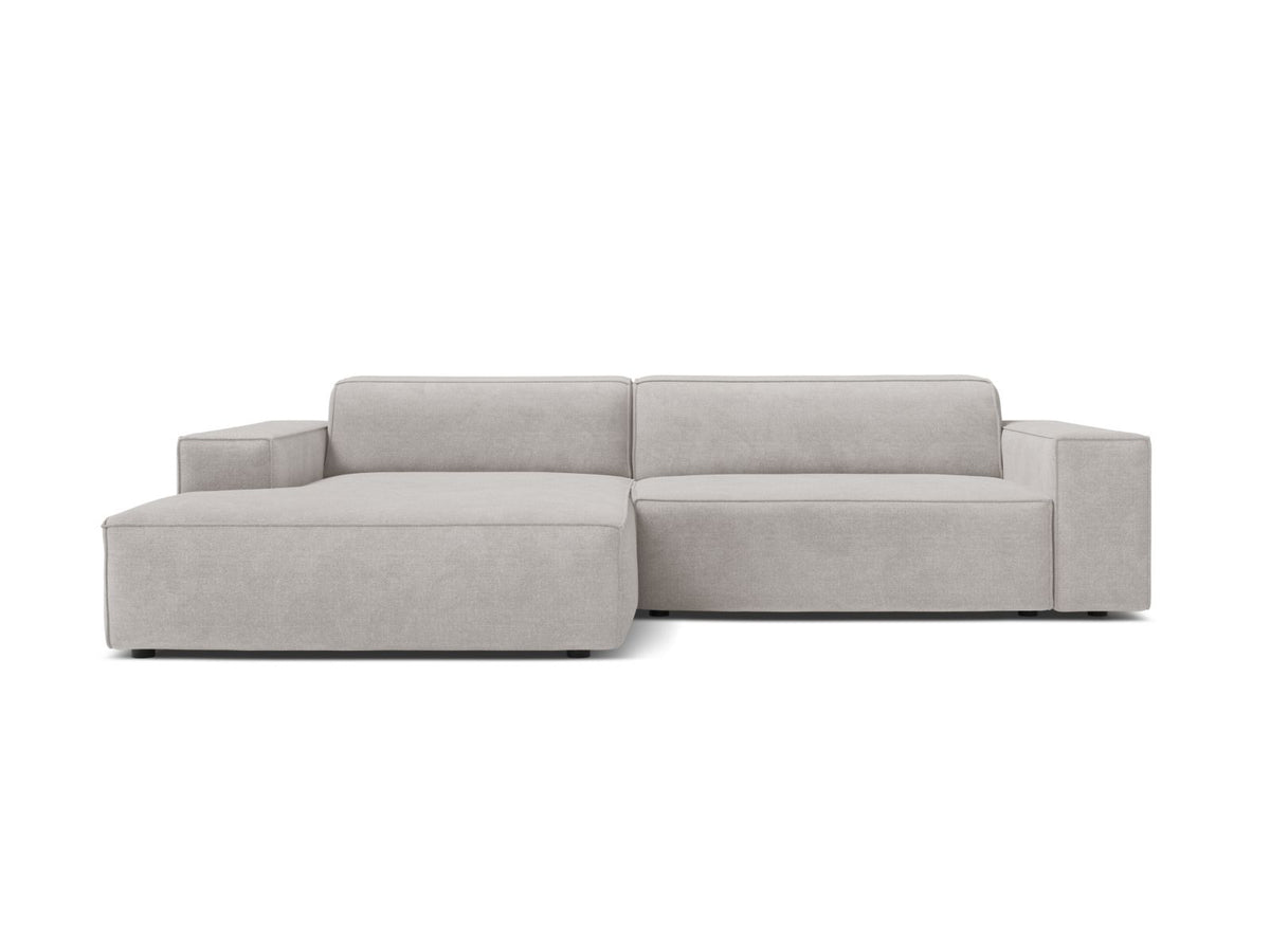 Jodie — Corner Sofa (224x162x77 cm) Light Grey (Liberty 18) Left
