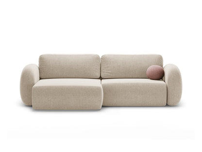 Tonale — nurgadiivan tumepruun (Eden 4 Beige) must plastik