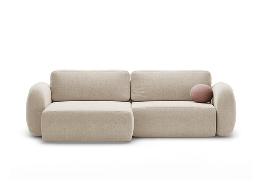 Tonale — nurgadiivan tumepruun (Eden 4 Beige) must plastik