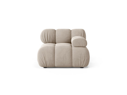 Bellis — Modular Sofa (94x94x70 cm) Dark Beige (Bluvel 30) Right