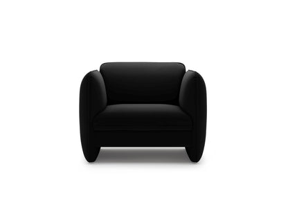 Georgia — Armchair (105x90x80 cm) Black (Magic Velvet 2219)