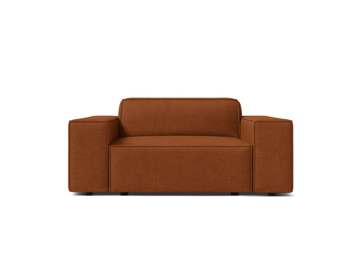 Jodie — Armchair Terracotta (Baloo 2078) Black Plastic