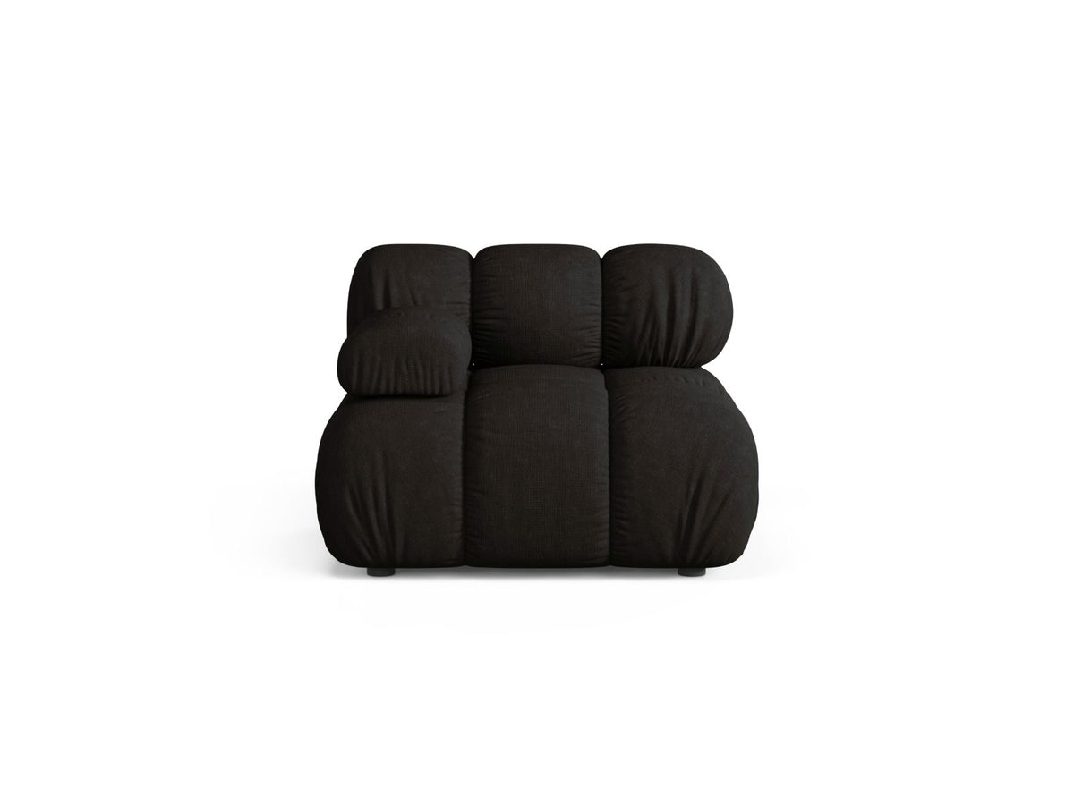 Bellis — Modular Sofa (94x94x70 cm) Black (Liberty 22) Left
