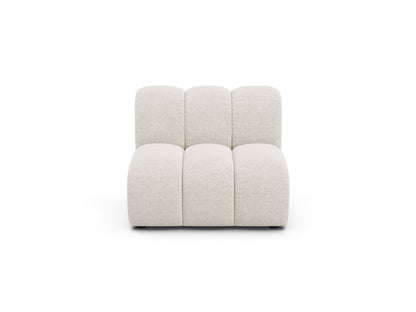 Lupine — Modular Sofa Light Beige (Eden 2 Pearl) Black Plastic